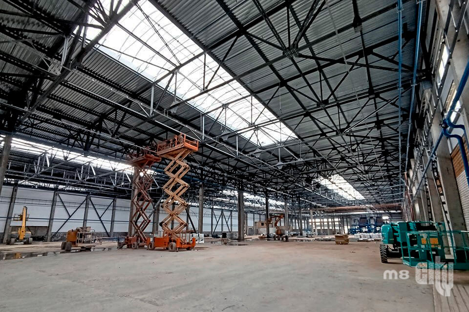 Ход строительства мусороперерабатывающего завода под Минском