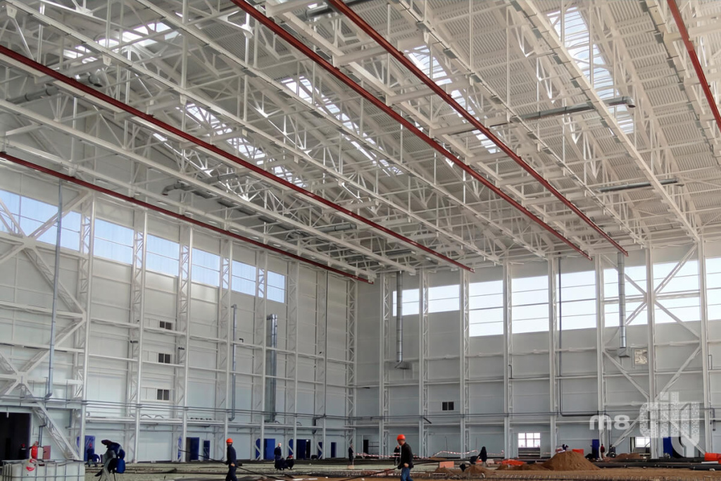 Естественное освещение автосервиса