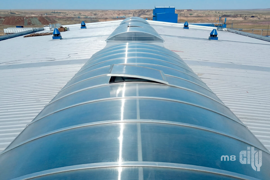 Вентиляция через кровельные люки