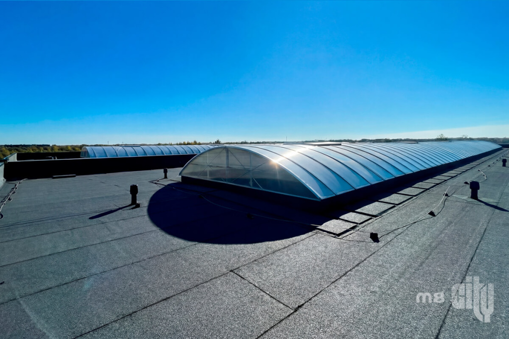 Зенитные фонари для производственных цехов