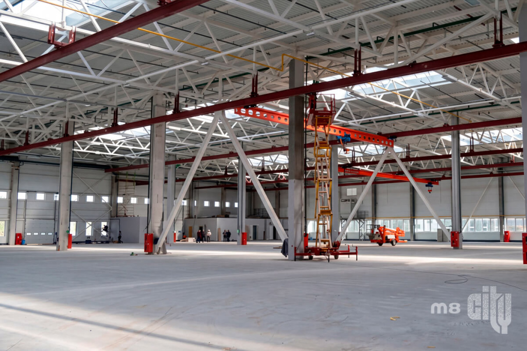 Зенитные фонари склад